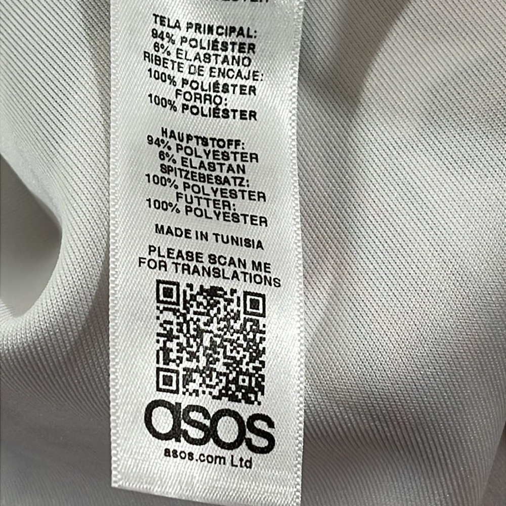 ASOS Maternity White Pink Red Floral Strapless Ruffle Maternity Dress Sz. 12 NEW - Picture 11 of 11